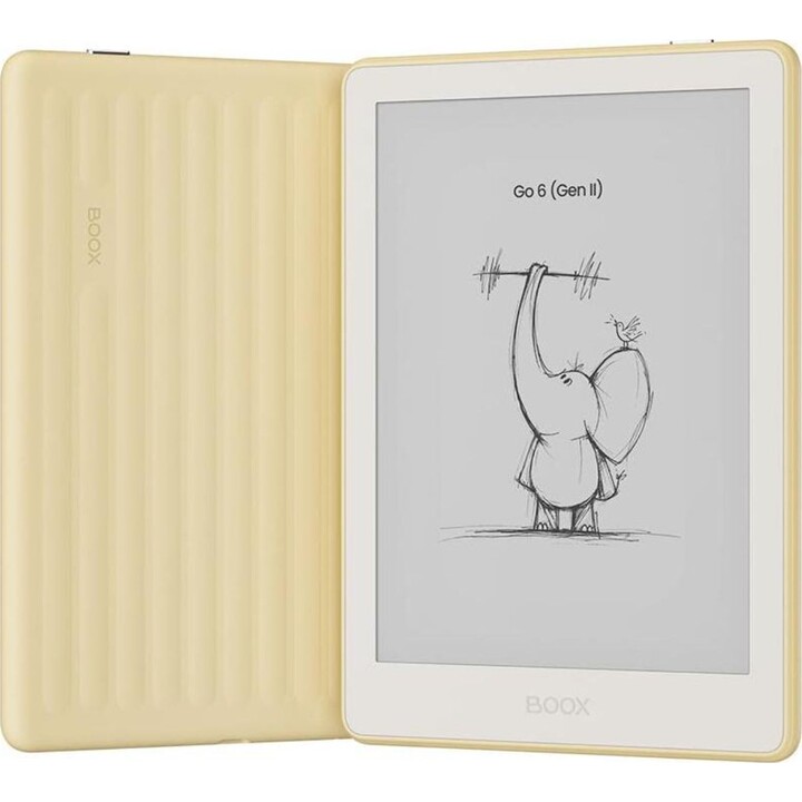 Tablet Onyx Boox Go 6 Gen II con tecnologia e-Ink, giallo