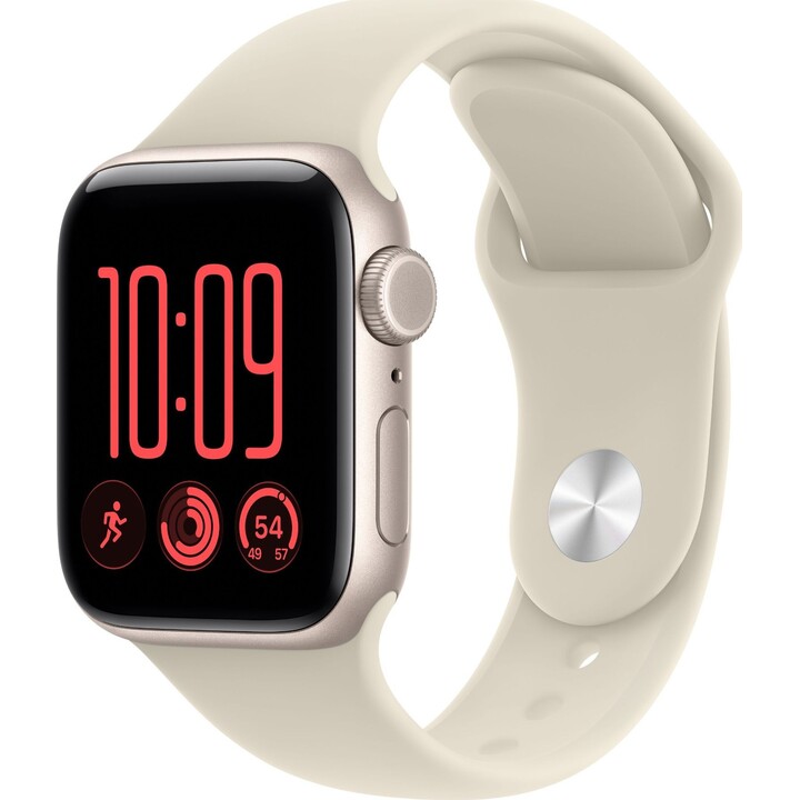 Pulseira desportiva Apple de 40 mm em areia, tamanho S/M