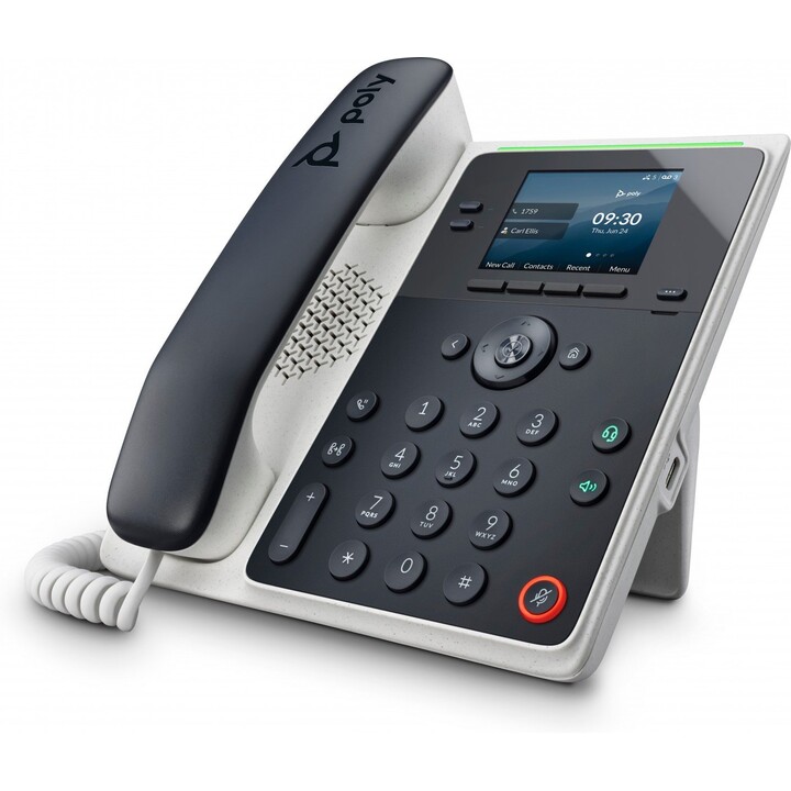 POLY Edge E100 IP Phone and PoE-enabled IP phone Black IPS