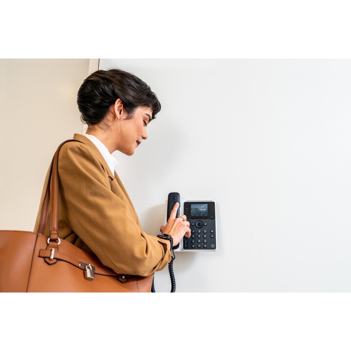 POLY Edge E100 IP Phone and PoE-enabled IP phone Black IPS