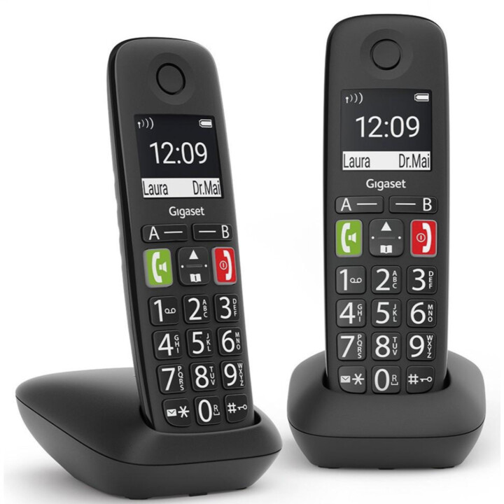 Gigaset E290 Duo - Teléfono inalámbrico + teléfono móvil