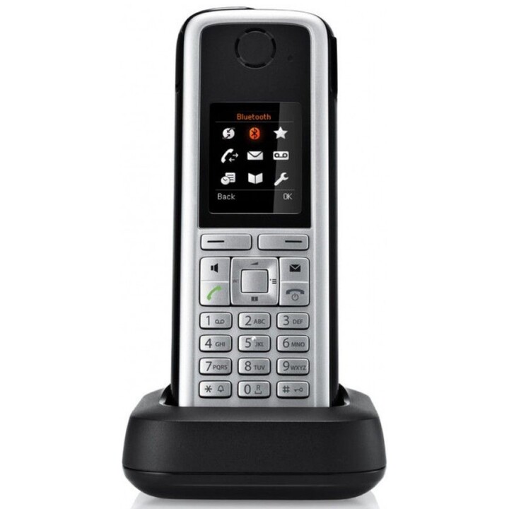 Unify OpenStage M3 combinés - Téléphone(Téléphone DECT,500 entrées, Caller ID, Noir, Argent)