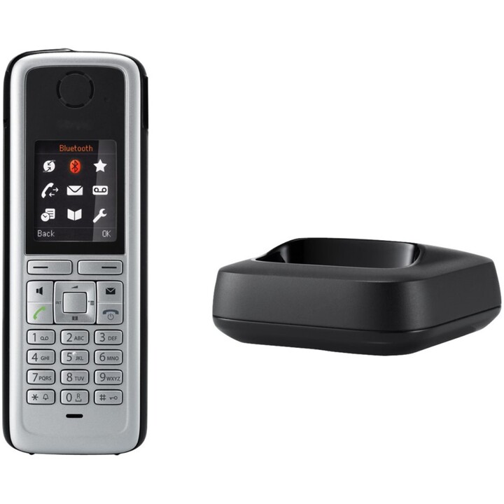 Unify OpenStage M3 handsets - Telephone(DECT phone,500 entries, Caller ID, Black, Silver)