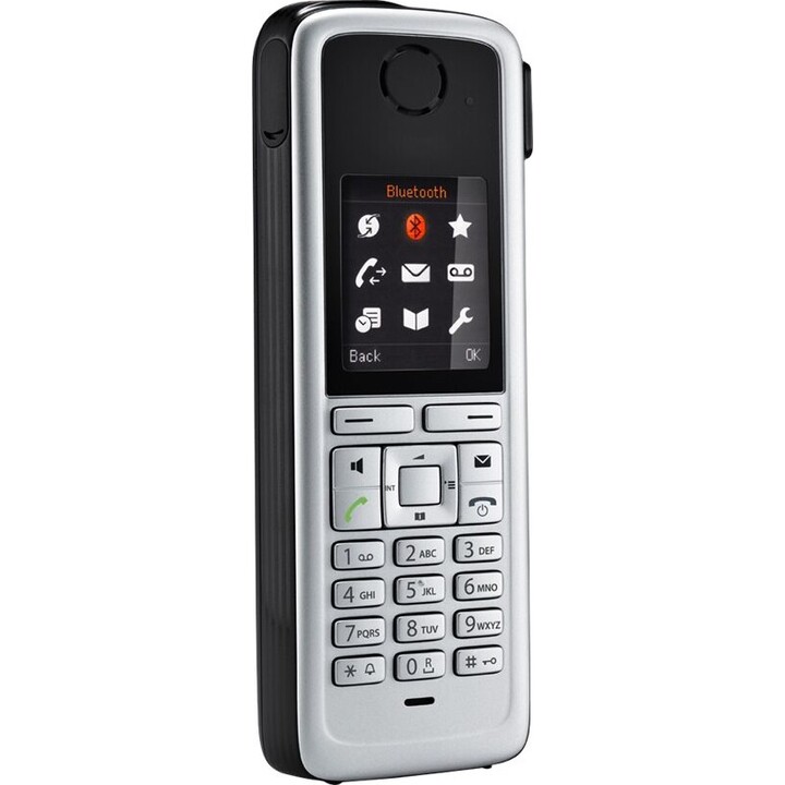Unify OpenStage M3 handsets - Telephone(DECT phone,500 entries, Caller ID, Black, Silver)