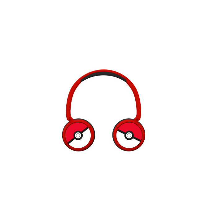 Cuffie per bambini Bt Poké Ball rosse Otl Technologies Pk1000