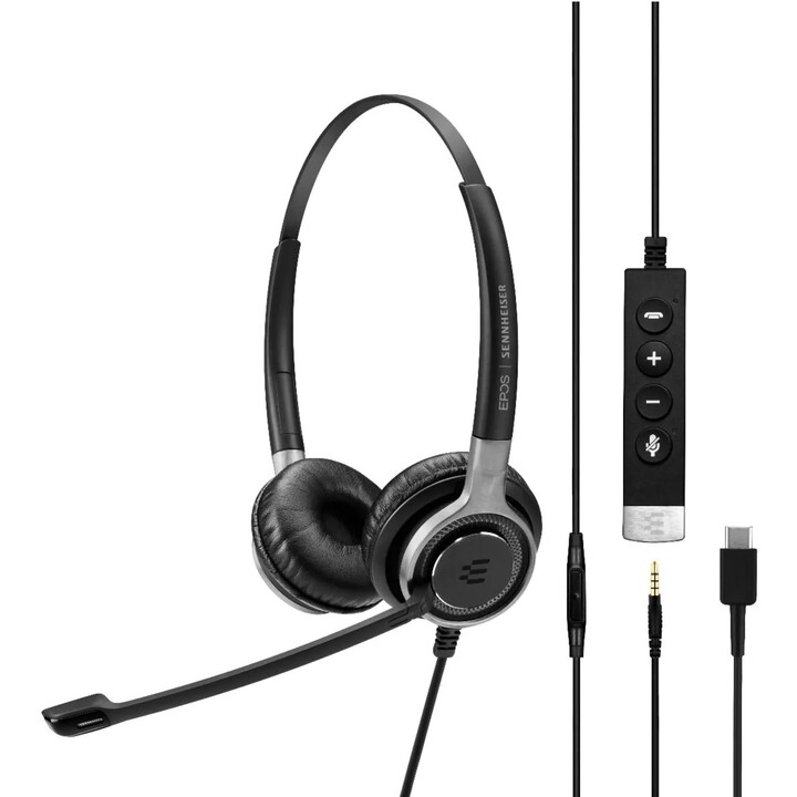 EPOS IMPACT SC 635 USB-C (Einseitiges, kabelgebundenes Headset mit USB-C oder 3,5mm Klinkenstecker)
