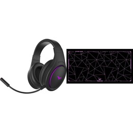 Preyon Hurricane Fly and Falcon Speed XXL 36786 PHF40B PFS120 Gaming Headset and XXL Mousepad Bundle Black