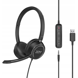 Zoy ZHS40 51299 Wired Gaming Headset Black