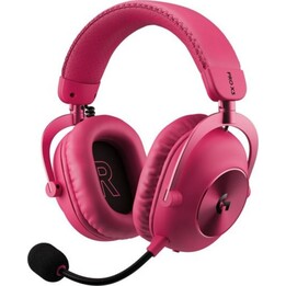 Auscultadores sem fios para jogos Logitech G Pro X3 Lightspeed 57550318 981-001756, cor-de-rosa