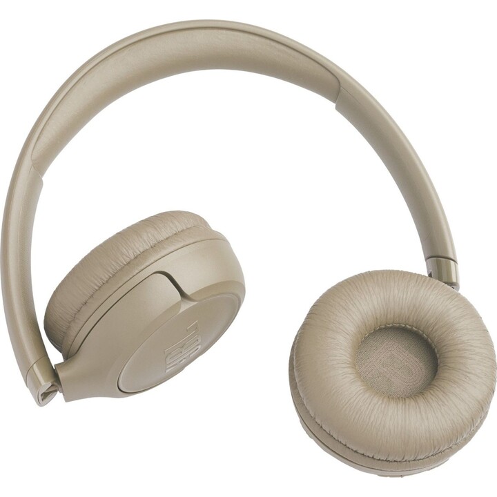 Cuffie wireless on-ear JBL Tune 530BT 28815, colore beige