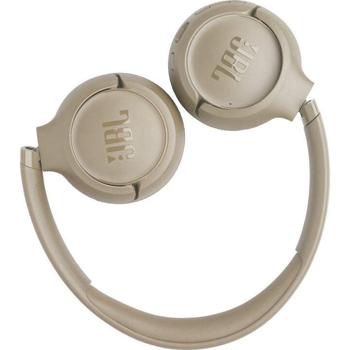 Cuffie wireless on-ear JBL Tune 530BT 28815, colore beige