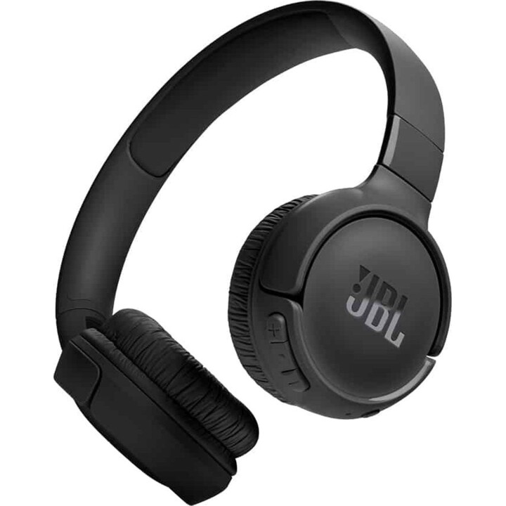 Auscultadores sem fios JBL Tune 520BT jbltu520btbeu, tipo «on-ear», pretos