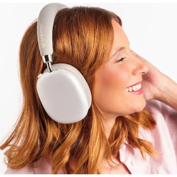 Auriculares Bluetooth Energy Sistem Pineapple Pro 502400 con micrófono, color nieve