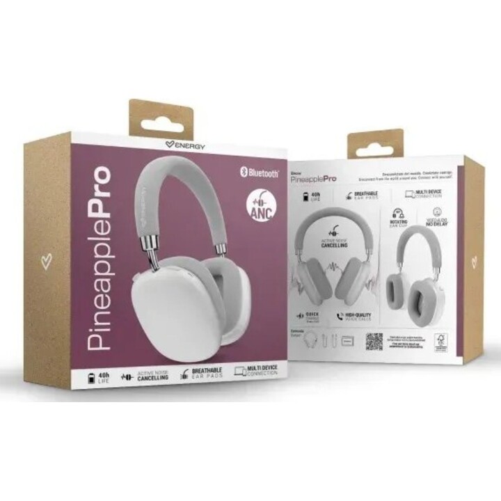 Energy Sistem Pineapple Pro 502400 Bluetooth Headset with Microphone Snow