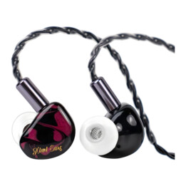 Auricolari Kiwi Ears Cadenza rossi, in-ear, jack da 3,5 mm, 10 mm, in berillio