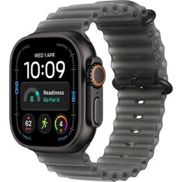 Reloj Apple Watch Ultra 4 (2026) 5G de 49 mm con caja de titanio negro y correa Ocean negra translúcida - Negro