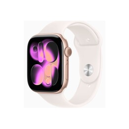 Smartwatch Apple Watch 11 GPS 46 mm Roségold Alu Sportband S/M Rosa (MEV64RK/A)