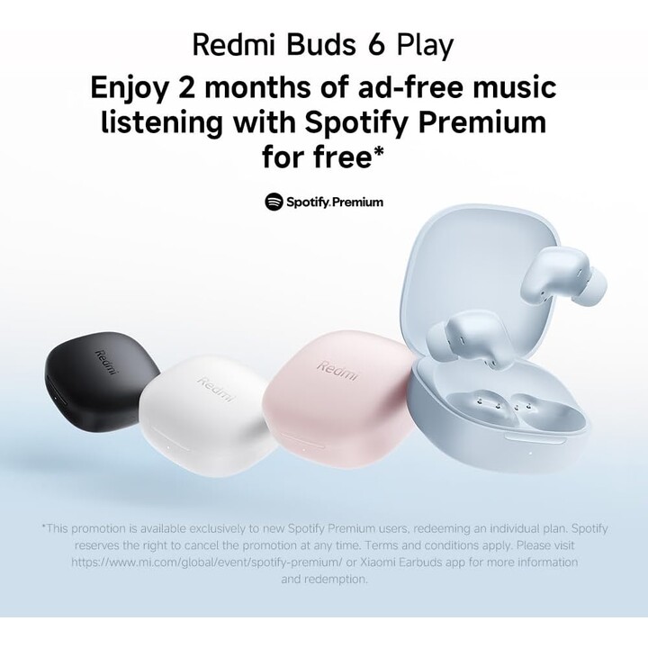 Xiaomi Redmi Buds 6 Play Bluetooth Headphones Blue (Blue)