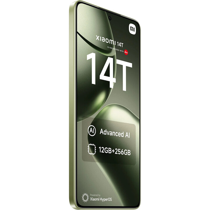 Xiaomi 14T 5G, 12 Go 256 Go, Smartphone avec écran AI 6,67, Dual Sim, Vert