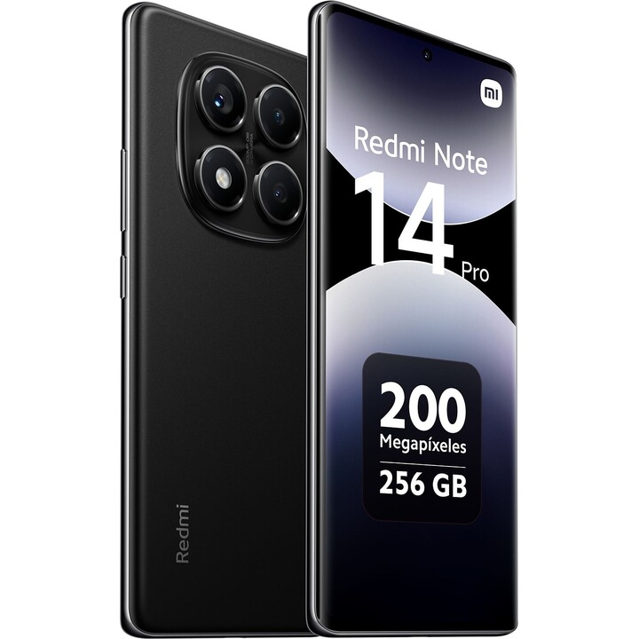 Xiaomi Redmi Note 14 Pro, Smartphone 4G 8+256Go, 50 Millions de Pixels, Fonction NFC, Noir Minuit