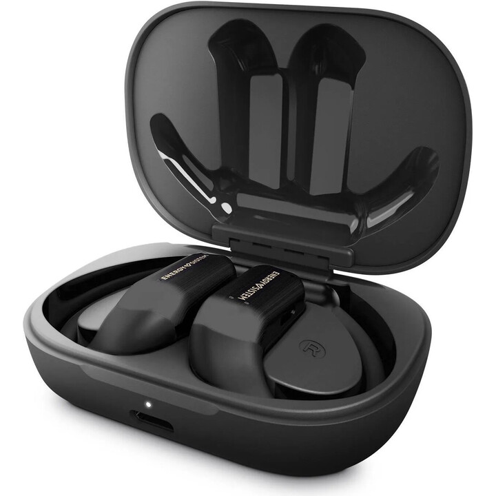 Auricolare bluetooth open-ear+mic power open wave tws nero