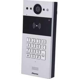Videocitofono Akuvox R20K-2 da 2 MP, colore argento.