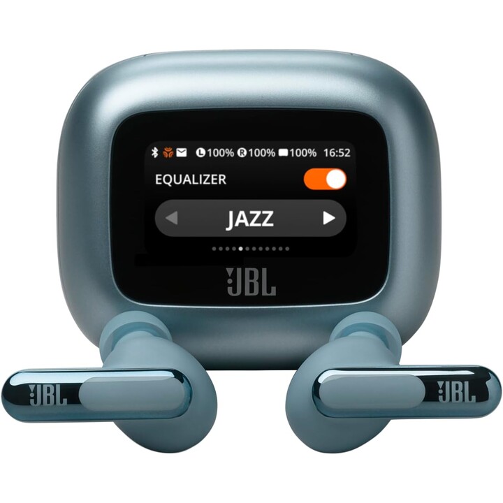 JBL Live Beam 3 Spatial Sound Bleu - Casques d'écoute sans fil