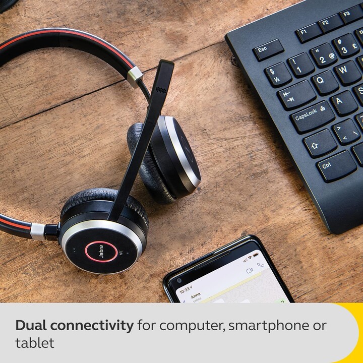 Jabra Evolve 65 SE UC Mono Headset On-Ear (Bluetooth, dongle, wireless, USB, charging station)