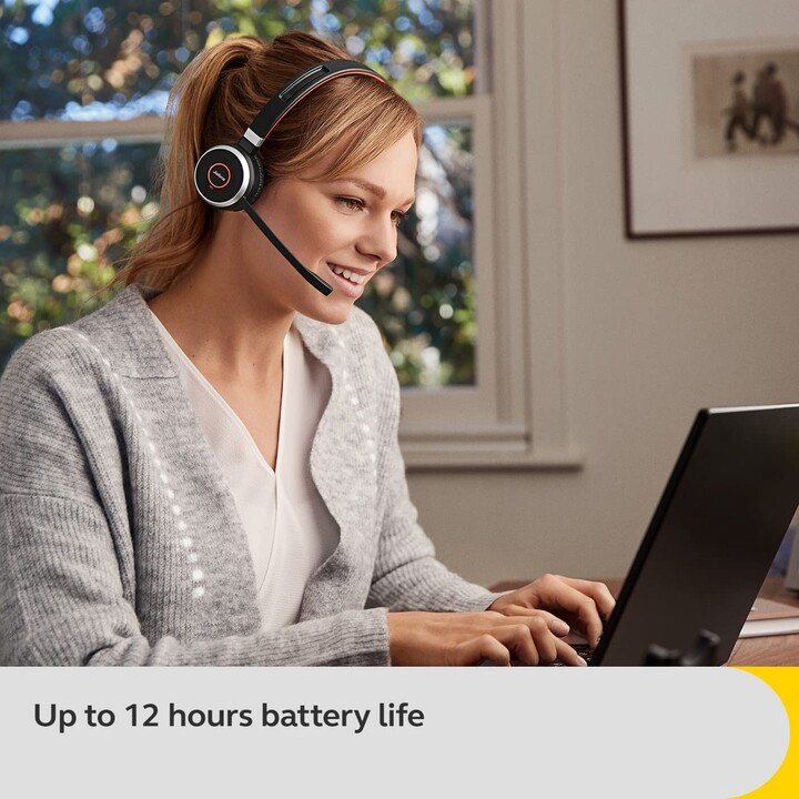 Jabra Evolve 65 SE UC Mono Headset On-Ear (Bluetooth, Dongle, kabellos, USB, Ladestation)