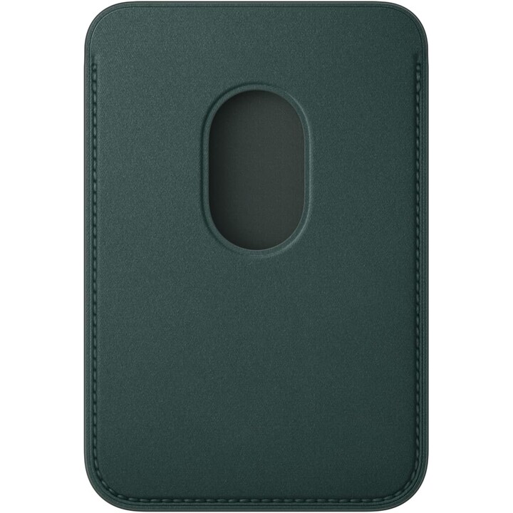 Apple iPhone Fine Weave Wallet with MagSafe – Dark Green
