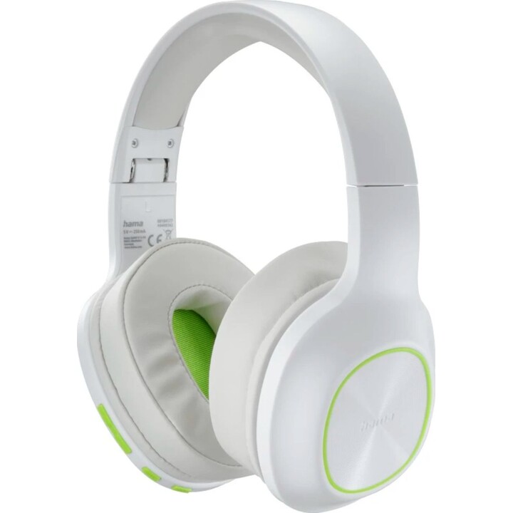 Auricolare Bluetooth Hama Spirit Calypso 2 con bassi potenziati a 60 ore e microfono, bianco