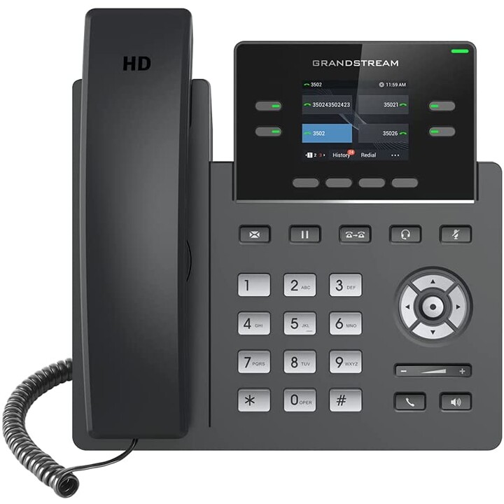 Grandstream GRP2612 IP Schwarz