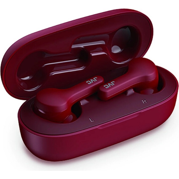 JVC HA-A8T Bluetooth headphones with charging case/ 6h autonomy/ Red