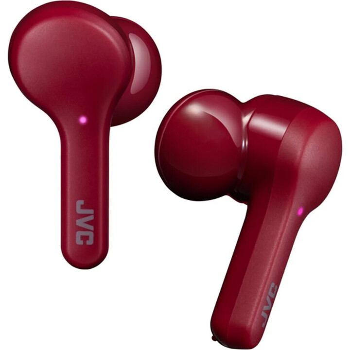 Auriculares Bluetooth JVC HA-A8T con estuche de carga/ Autonomía 6h/ Rojos