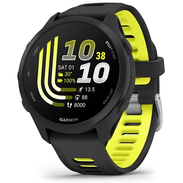 Garmin Forerunner 170 Music 3,05 cm (1,2") AMOLED 42 mm Digitale 390 x 390 pixel Schermo tattile Nero GPS (satellite)