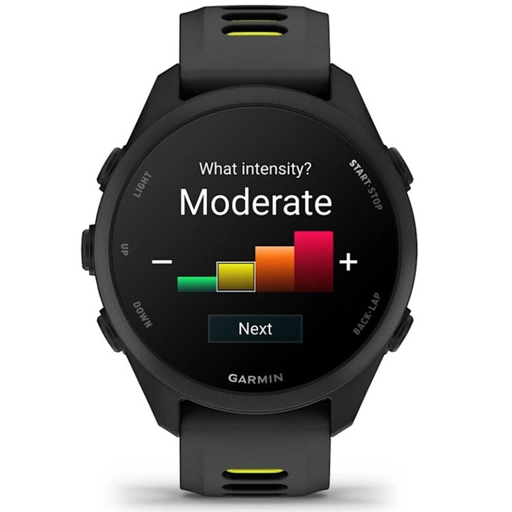 Garmin Forerunner 170 Music 3,05 cm (1,2") AMOLED 42 mm Digitale 390 x 390 pixel Schermo tattile Nero GPS (satellite)