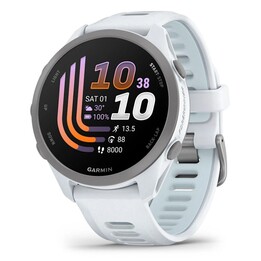 Garmin Forerunner 170 Music 3,05 cm (1,2") AMOLED 42 mm Digital 390 x 390 Pixel Touchscreen Weiß GPS (Satellit)