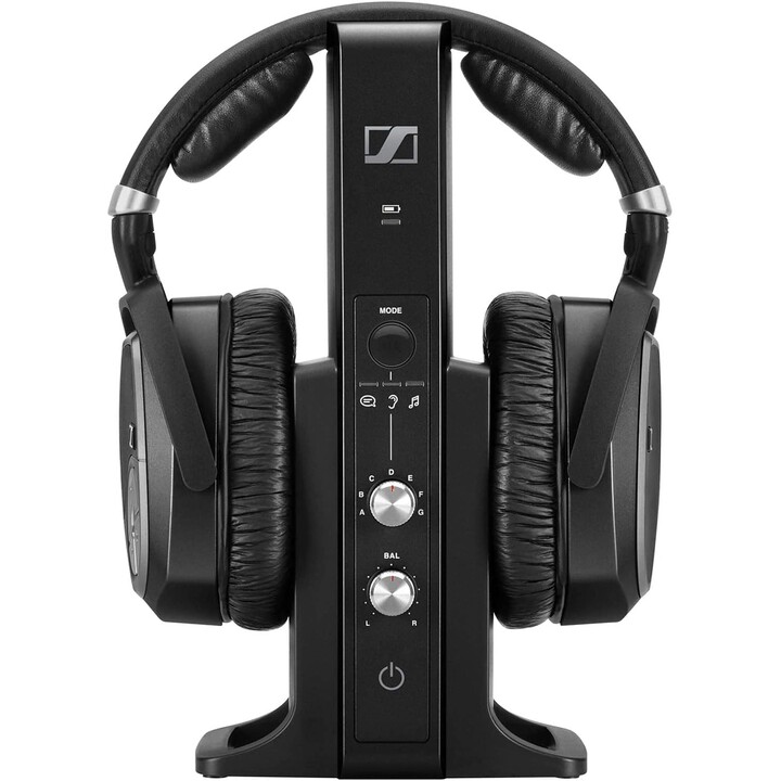 Faixa de cabeça para fones de ouvido Sennheiser RS 195-U conector de 3,5 mm preto