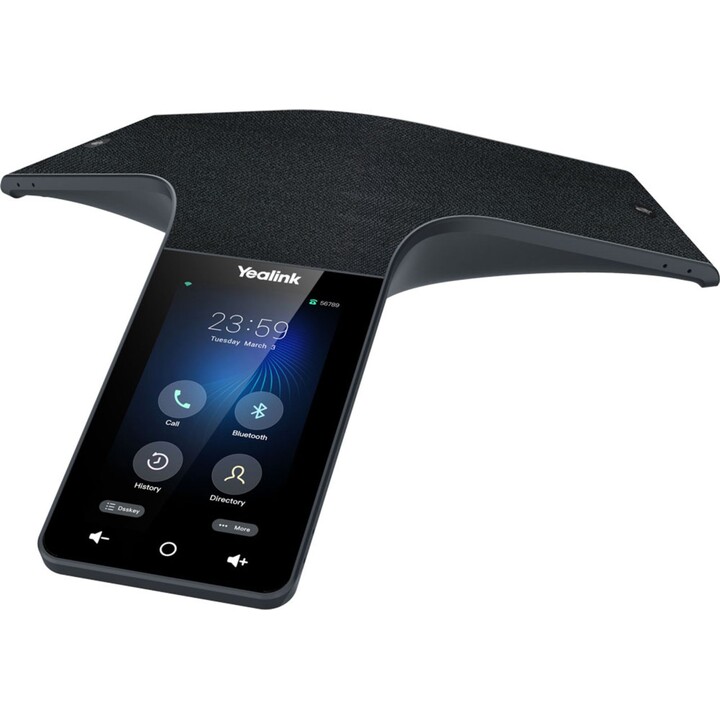 Yealink CP965 IP PoE, Touch Sensitive HD Conference Phone, 5 inch Multi-Touchscreen, Android 11.0, Teams, Black