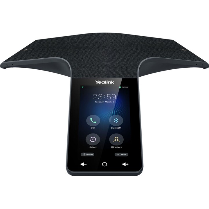 Yealink CP965 IP POE, Touch Sensitive HD Conference Teléfono, pantalla múltiple de 5 pulgadas, Android 11.0, Teams, negro