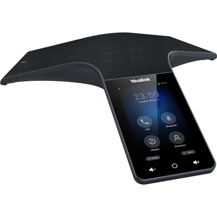 Yealink CP965 IP POE, Touch Sensitive HD Conference Telefono, Multi-Touchscreen da 5 pollici, Android 11.0, Teams, Black