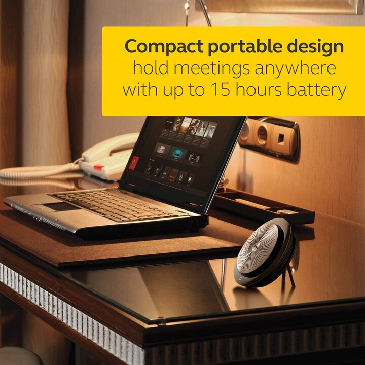 Jabra SPEAK 710 MS - VoIP handsfree telephone for table (Bluetooth, wireless, USB)
