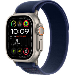 Apple Watch Ultra 2 GPS Cellular 49mm Caja de titanio natural con correa Loop Trail Azul Talla S/M