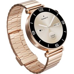 RELOJ INTELIGENTE GARETT DE ACERO EN ORO ROSA