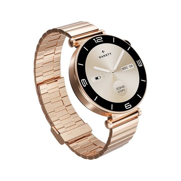 SMARTWATCH GARETT IN ACCIAIO ROSÀ