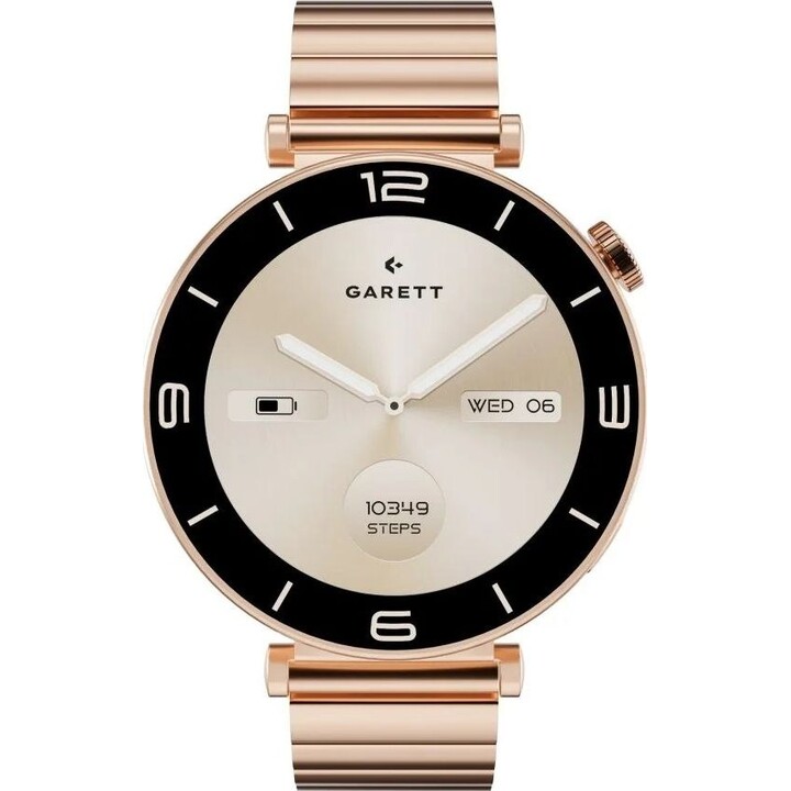 SMARTWATCH GARETT IN ACCIAIO ROSÀ