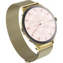 Montre connectée VERONA 2 à bracelet maillé doré