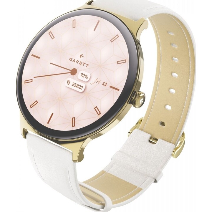 Montre connectée VERONA 2 à bracelet maillé doré