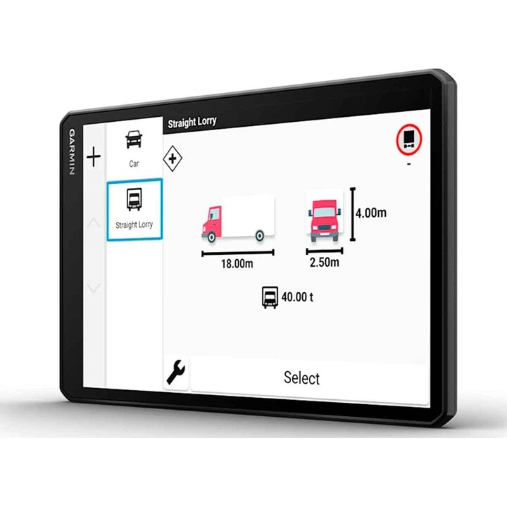 Garmin dēzl LGV1020 GPS camion 10" con controllo vocale e mappe EU
