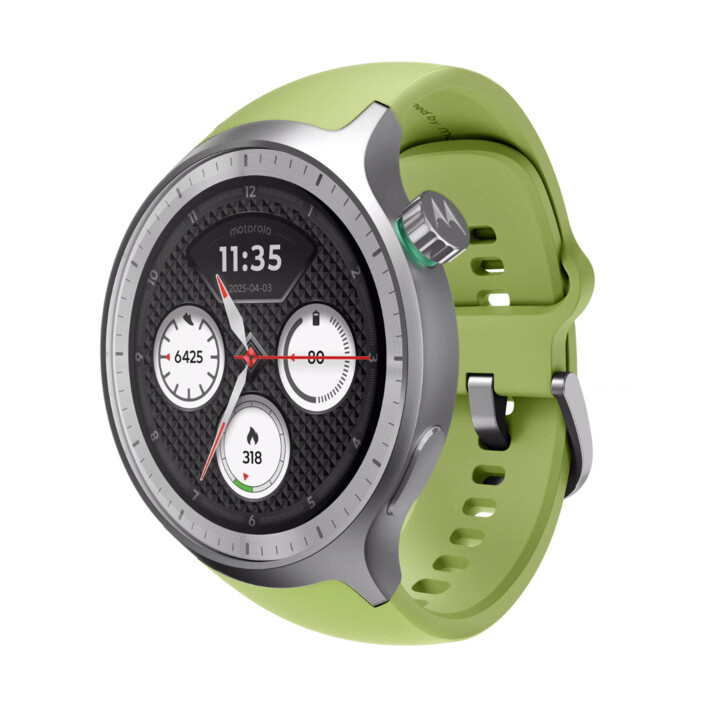 Motorola Moto Watch 47 mm Argent (Matte Silver) Remise à neuf - Comme neuve